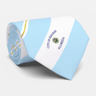 Gravata Hialeah (Flórida), bandeira da cidade, Neck Tie