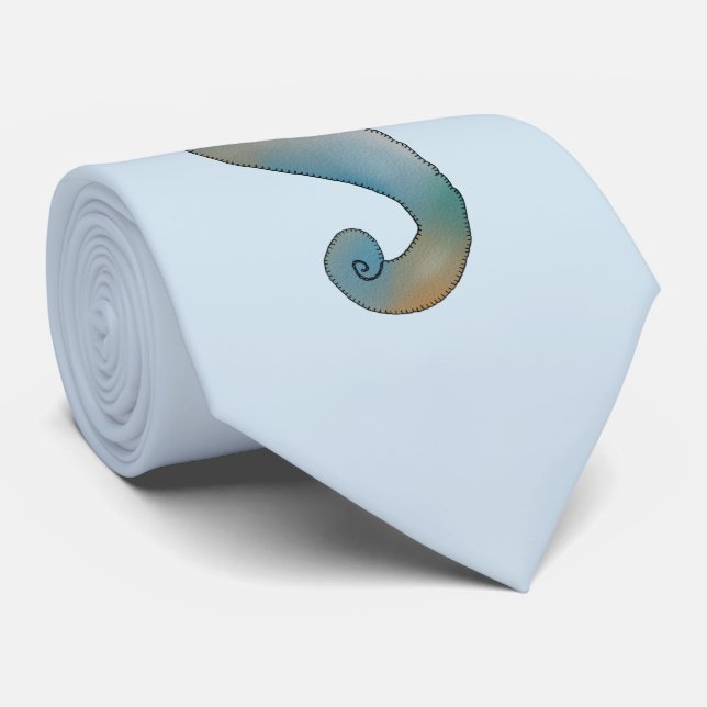 Gravata Hipocampo (Rolled)