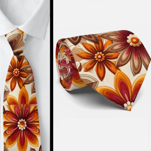 Gravata Hippie Floral Poderosa