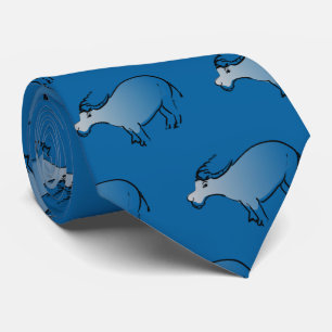 Gravata História em quadrinhos W Buffalo Chinês Ox Year 