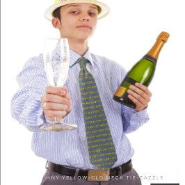 Gravata HNY Yellow-Gld Neck Tie