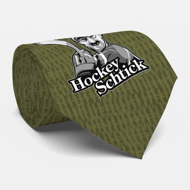 Gravata Hockey Schtick Tie (Rolled)