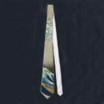 Gravata Hokusai Katsushika - Onda Excelente<br><div class="desc">Hokusai Katsushika - Onda Excelente de Kanagawa</div>