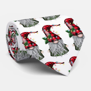 Gravata Holiday Cheer Gnome Neck Tie