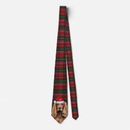 Gravata Holiday Cocker Spaniel Dog with Christmas Plaid
