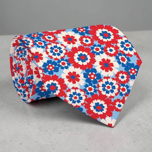 Gravata Holiday - Fourth of July Patriotic Necktie (Criador carregado)