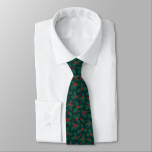 Gravata Holly e Berries Necktie