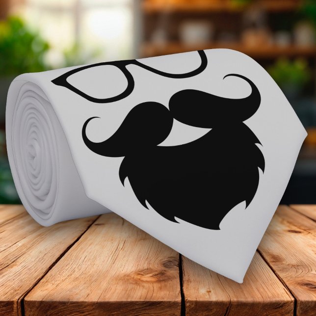 Gravata Homem com Barba Engraçada Totalmente Crescida (Criador carregado)