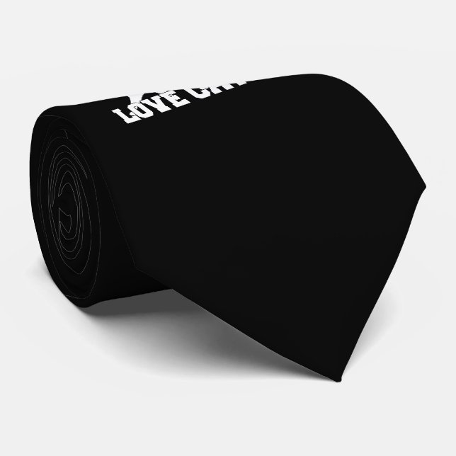 Gravata Homens Reais Adoram Gatos (Rolled)