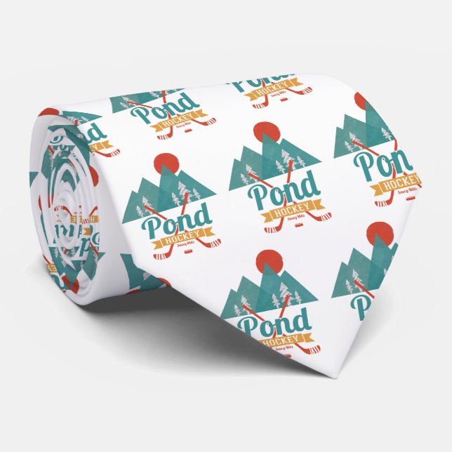 Gravata Hóquei em Patins Retro (Rolled)