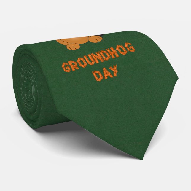 GRAVATA HORA DO DIA DE GROUNDHOG (Rolled)