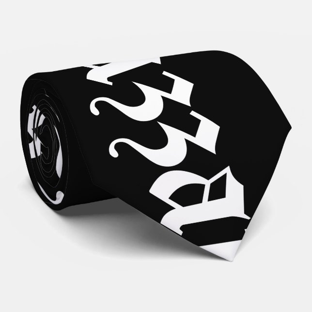 Gravata Huzzah! {Tipografia medieval} (Rolled)