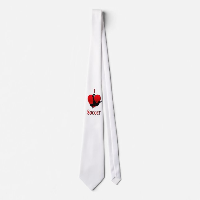 Gravata I Heart Soccer (Frente)