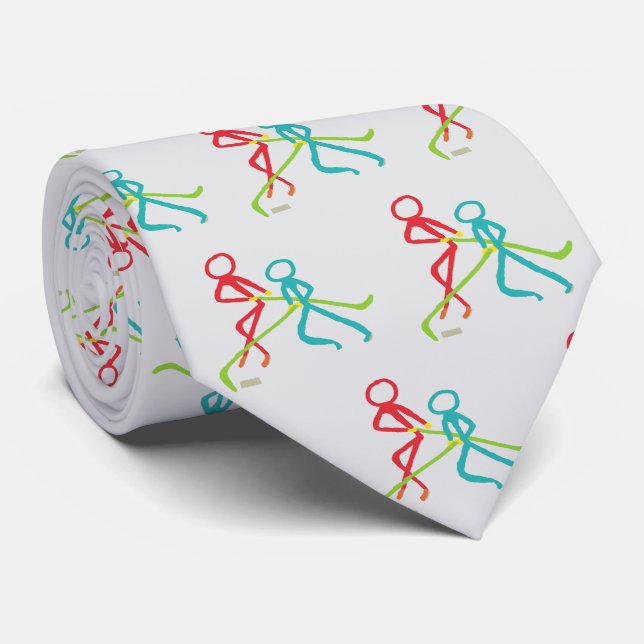 Gravata Ice Hockey Stickmen (Rolled)