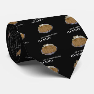 Gravata Idaho "terra de batatas famosas".