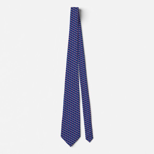 Gravata Ilhas Falkland Flag Honeycomb Tie (Frente)