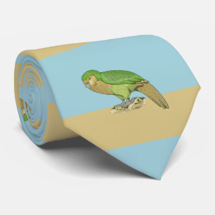 Gravata Ilustração Kakapo