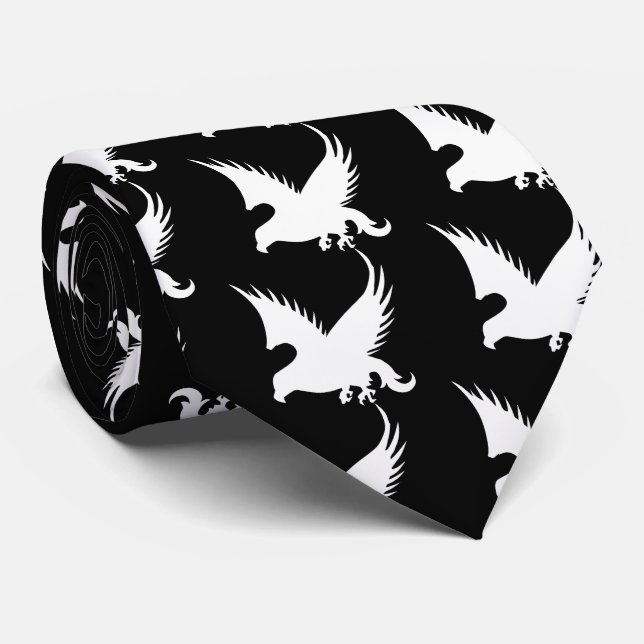 Gravata Imagem gráfica dos Falcons (Rolled)
