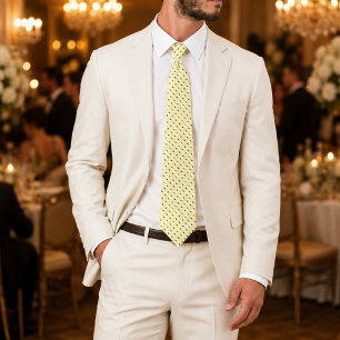 Gravata Imperial Halo   Luxo Marfim e Ouro Designer
