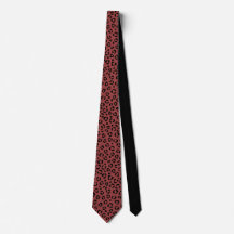 Impressão Animal Burgundy