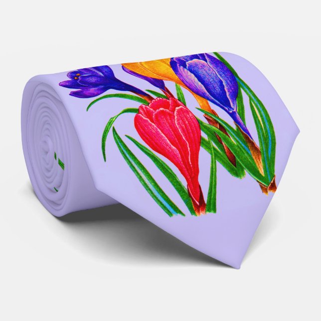 Gravata impressão de croco (Rolled)