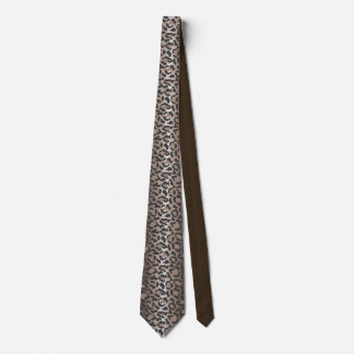 Gravata Impressão do leopardo