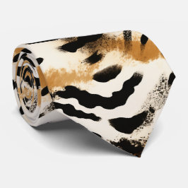 Gravata Impressão em animais moderna e colorida
