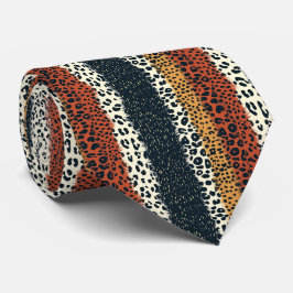 Gravata Impressão em animais moderna e colorida