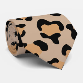 Gravata Impressão Leopardo, Manchas Leopardo, Leopardo Cas