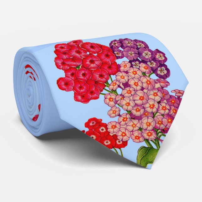 Gravata impressão phlox (Rolled)