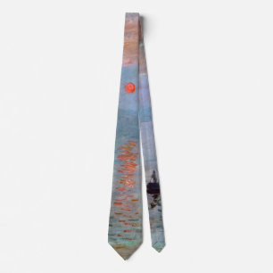 Gravata Impressão, Sunrise, Claude Monet