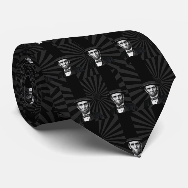 Gravata Indicação de forma presidencial de Abraham Lincoln (Rolled)
