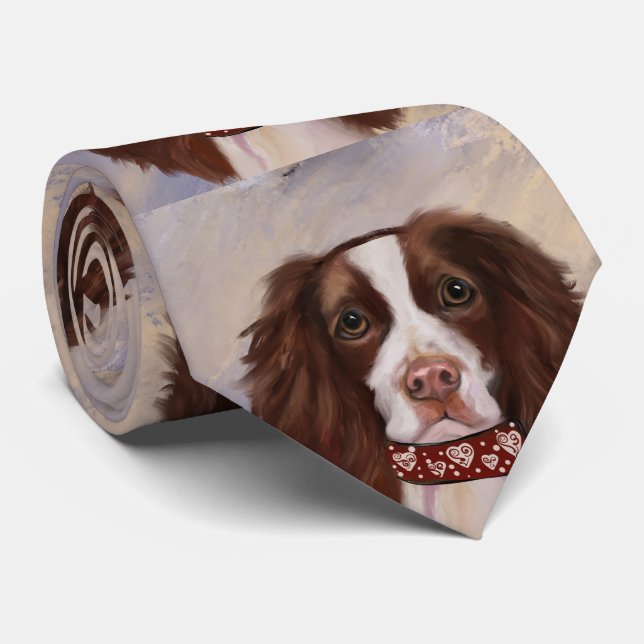 GRAVATA INGLÊS SPRINGER SPANIEL (Rolled)