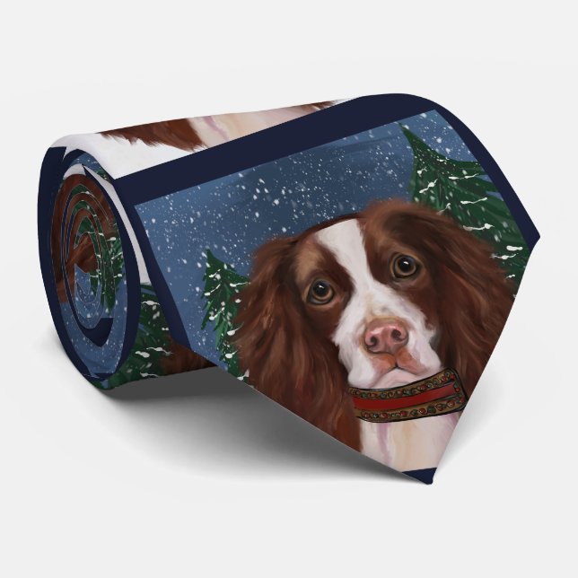 GRAVATA INGLÊS SPRINGER SPANIEL (Rolled)
