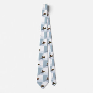 Gravata Inverno de neve de Natal Dachshund