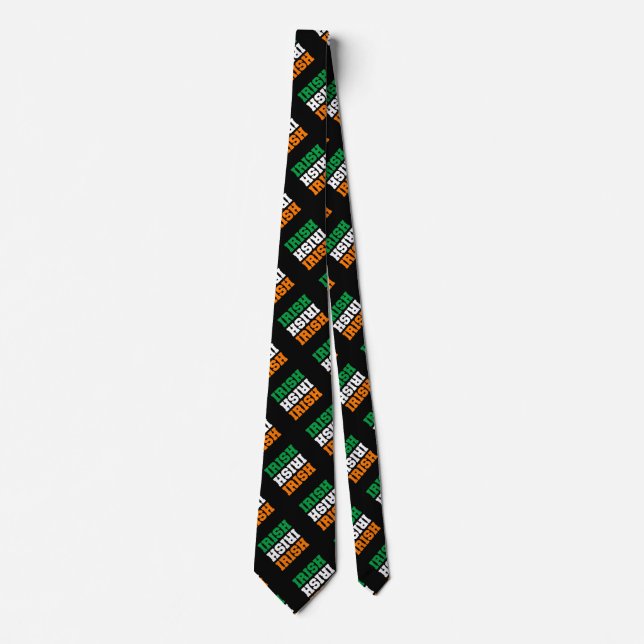 Gravata Irish Flag Colors for St Patricks (Frente)