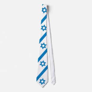 Gravata Israel estandarte flag