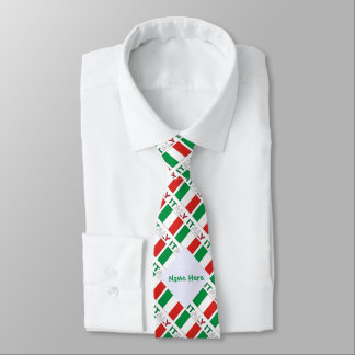 Gravata Italian Flag Republic Day Pride Personalized Gift