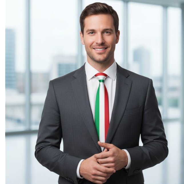 Gravata Italian flag tie, flag tie, Italian flag ties  (Criador carregado)