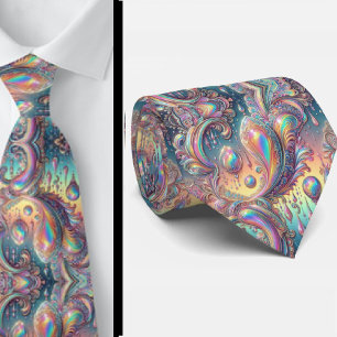 Gravata Jacquard Falso Seda   Luxo Paisley Gentleman's
