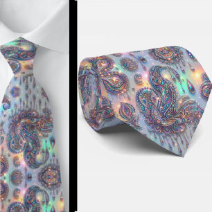 Gravata Jacquard Falso Seda   Luxo Paisley Gentleman's