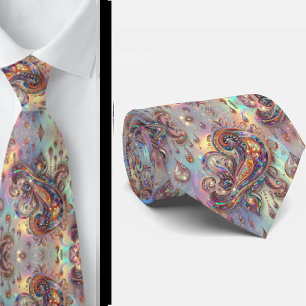 Gravata Jacquard Falso Seda Luxo Paisley Gentleman's