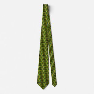 Gravata Jamaica Flag Hearts Tie