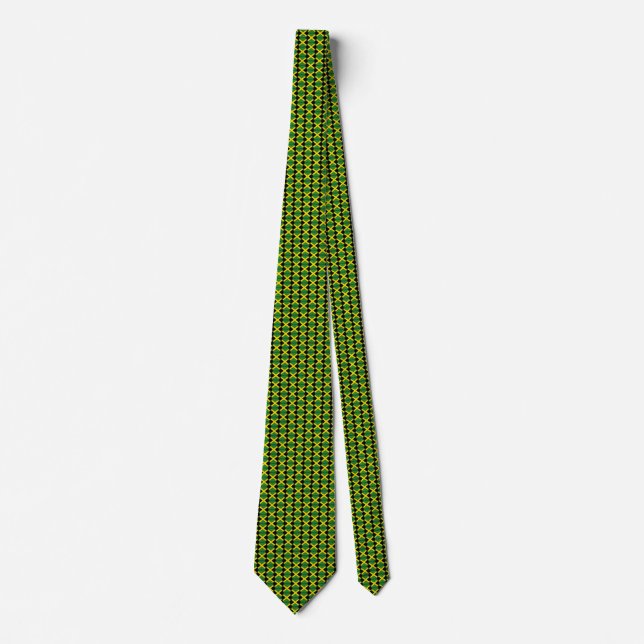 Gravata Jamaica Flag Honeycomb Tie (Frente)