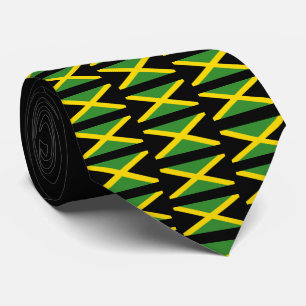 Gravata JAMAICA FLAG Monogramk Tie Personalizado