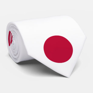 Gravata Japão - Bandeira japonesa - Hinomaru