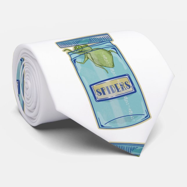 Gravata Jar De Aranhas (Rolled)