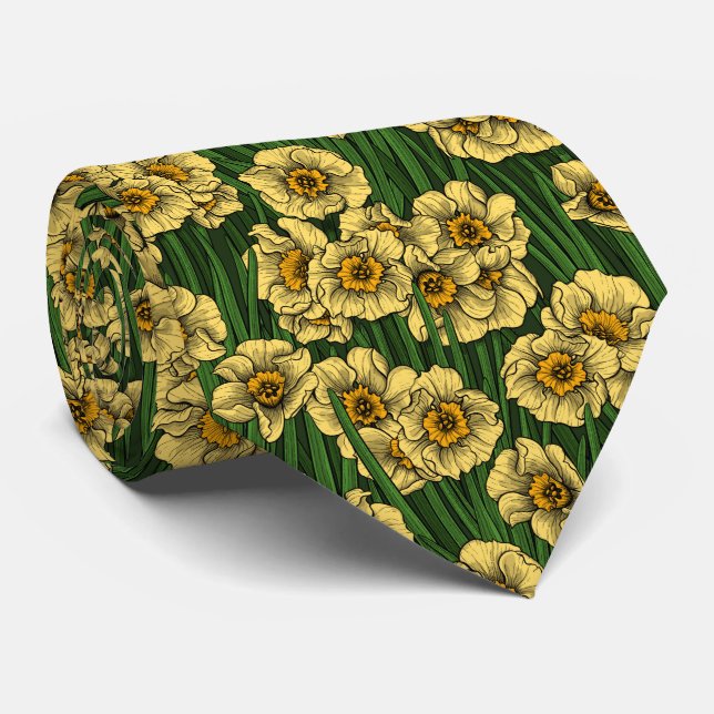 Gravata Jardim de Daffodil (Rolled)