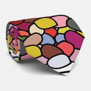 Gravata Jelly Bean Colorful Jelly Bean Party