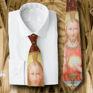 Gravata Jesus Institui a Sagrada Comunhão (SAU 045)